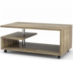 Drewniany stolik kawowy do salonu 105 x 60 x 46 cm