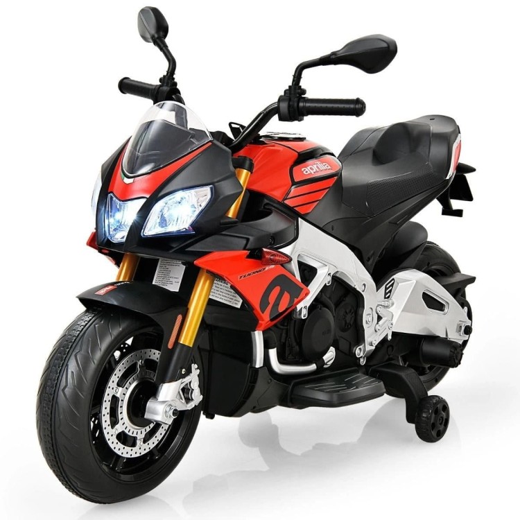 Elektryczny motocykl dla dzieci z doczepianymi kółkami 109 x 49,5 x 71 cm