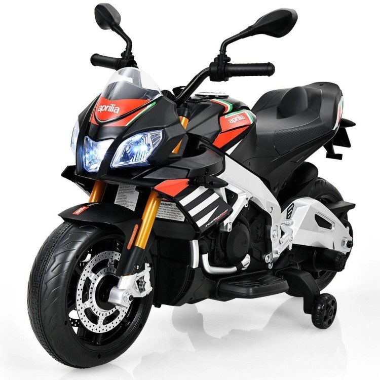 Elektryczny motocykl dla dzieci z doczepianymi kółkami 109 x 49,5 x 71 cm