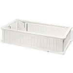 Prostokątna skrzynia ogrodowa HDPE 122 x 60 x 30 cm