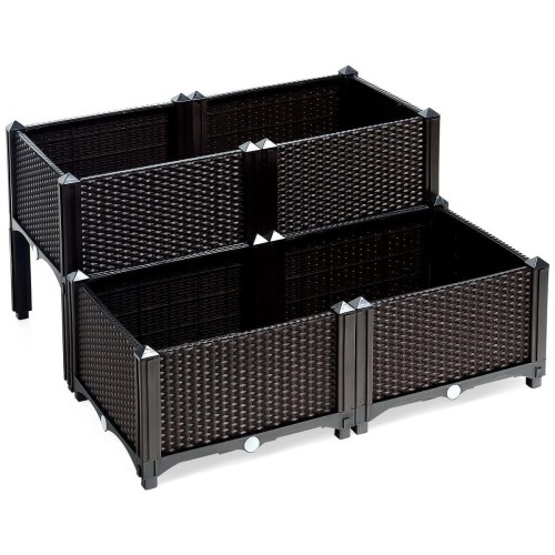 Modularna donica z wkładkami nawadniającymi