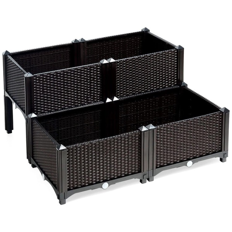 Modularna donica z wkładkami nawadniającymi