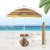 Parasol plażowy ze stolikiem 176 x 196 cm