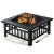 Palenisko ogrodowe Grill 3w1 81 x 81 x 50 cm