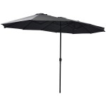 Podwójny parasol ogrodowy na taras 460 cm