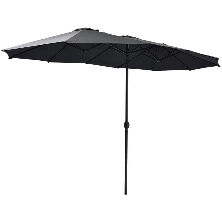 Podwójny parasol ogrodowy na taras 460 cm