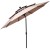 Parasol ogrodowy z systemem wentylacji 305 x 244 cm beżowy