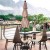 Parasol ogrodowy z systemem wentylacji 305 x 244 cm beżowy
