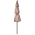 Parasol ogrodowy z systemem wentylacji 305 x 244 cm beżowy