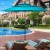 Parasol ogrodowy z systemem wentylacji 305 x 244 cm niebieski