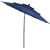 Parasol ogrodowy z systemem wentylacji 305 x 244 cm granatowy