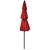 Parasol ogrodowy z systemem wentylacji 305 x 244 cm bordowy