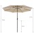 Parasol ogrodowy z solarnymi diodami led 300 cm