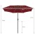 Parasol ogrodowy z solarnymi diodami led 300 cm