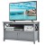 Szafka pod telewizor 112 x 40 x 61 cm szara