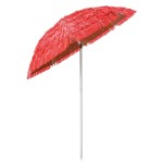 Parasol plażowy z regulacją nachylenia 2m średnicy czerwony