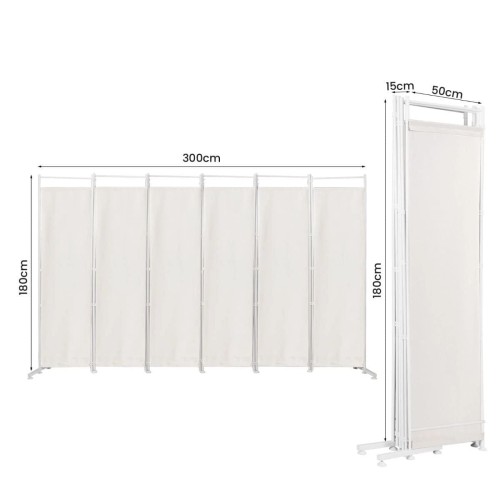 Składany parawan 6-panelowy
