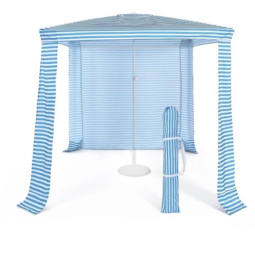 Składany domek plażowy namiot z zadaszeniem 202 x 202 cm