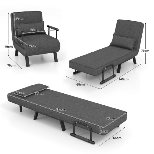 Wielofunkcyjny fotel rozkładany