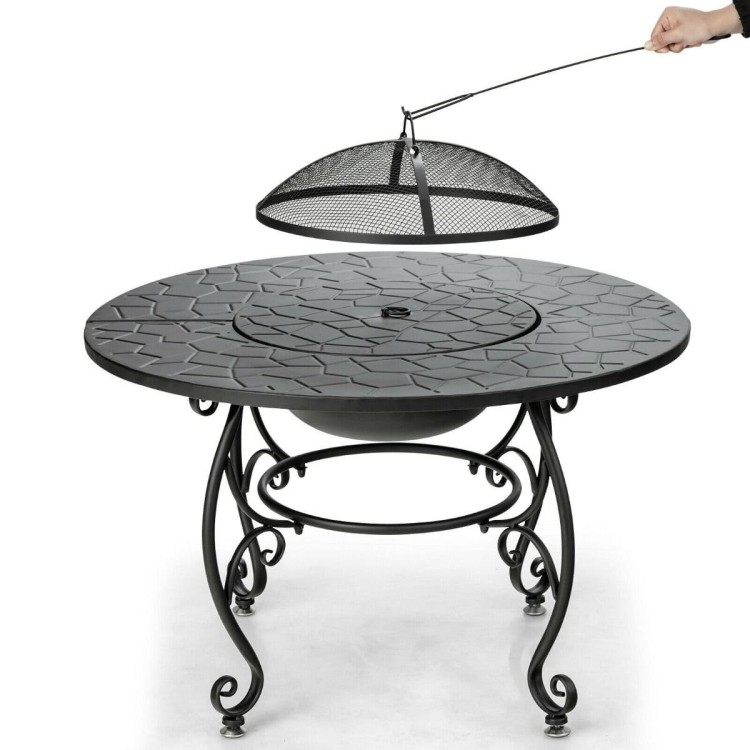Palenisko ogrodowe okrągłe Grill 4w1 90 x 57 cm