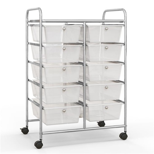 Organizer do biura 10 szuflad przezroczysty JV11073CL