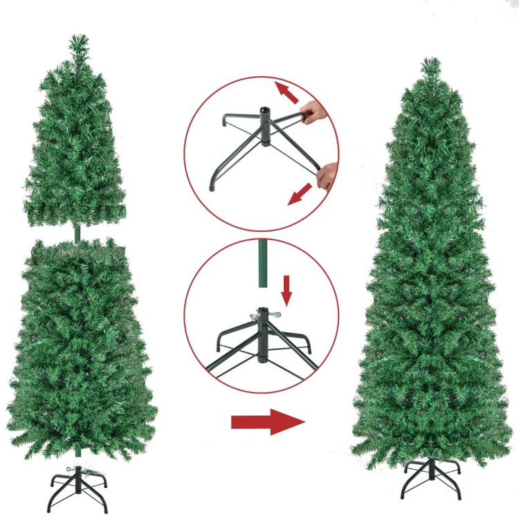 Sztuczna choinka 150 cm z oświetleniem CM24031DE