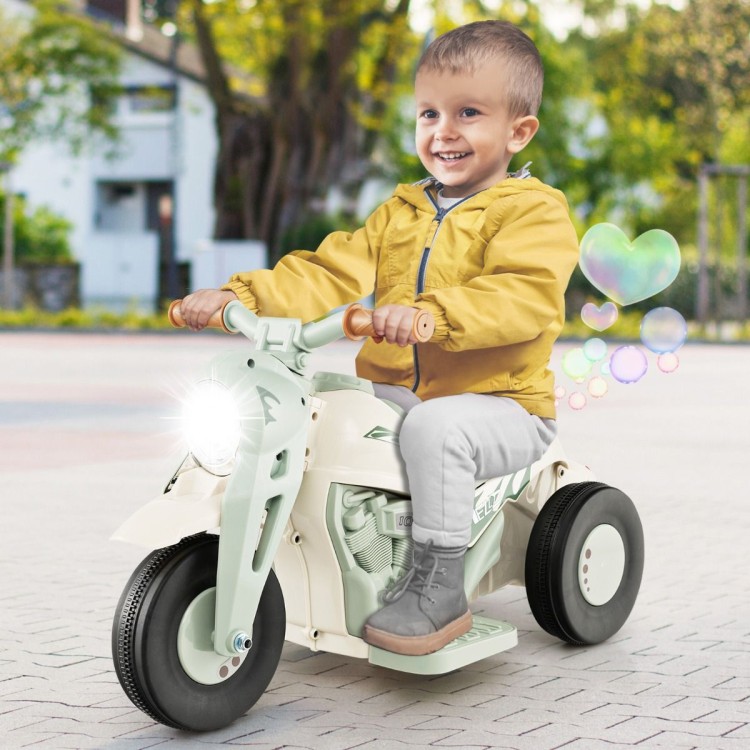 Motocykl elektryczny dla dzieci beżowy TQ10165DE-BE
