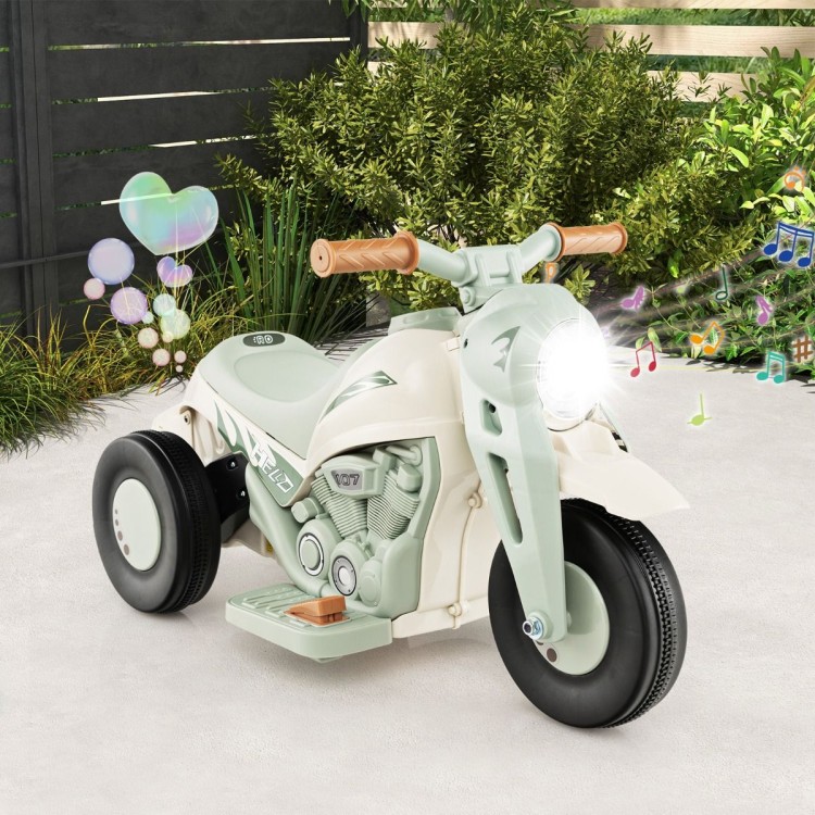 Motocykl elektryczny dla dzieci beżowy TQ10165DE-BE