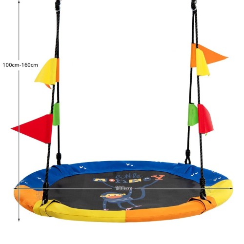 Huśtawka ogrodowa bocianie gniado 100 cm