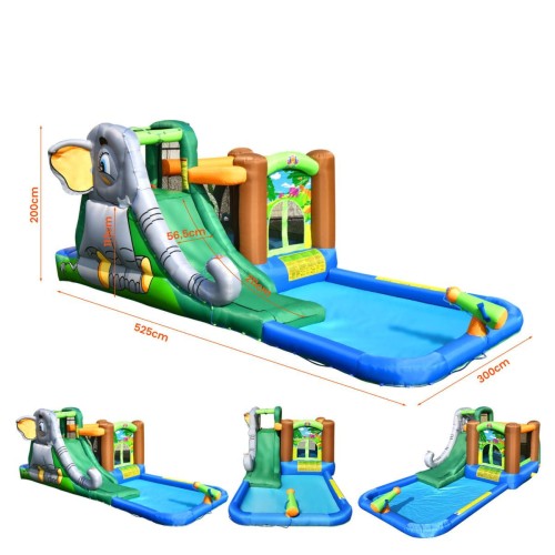 Nadmuchiwany plac zabaw park wodny 525 x 300 x 200 cm