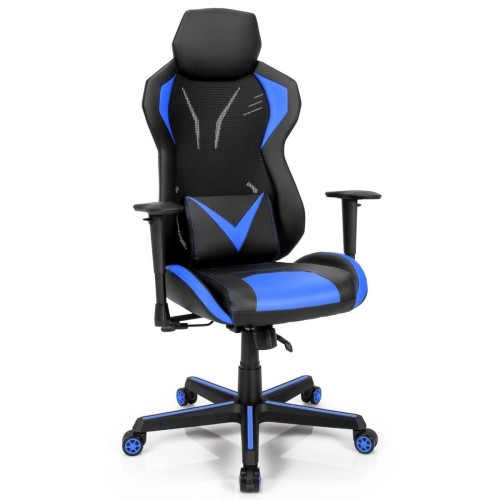 Ergonomiczne krzesło gamingowe Czerwono-czarne