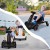 Gokart elektryczny do driftu pięciokołowy czarny TQ10177DE-DK