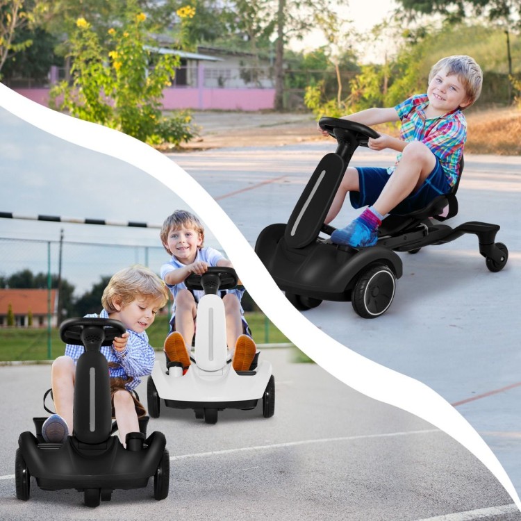 Gokart elektryczny do driftu pięciokołowy czarny TQ10177DE-DK