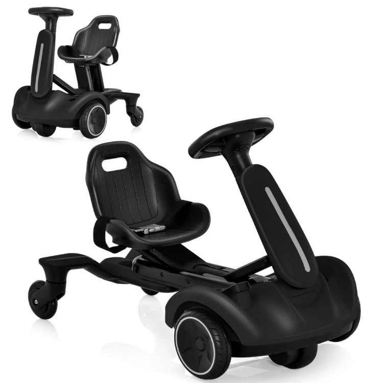 Gokart elektryczny do driftu pięciokołowy czarny TQ10177DE-DK