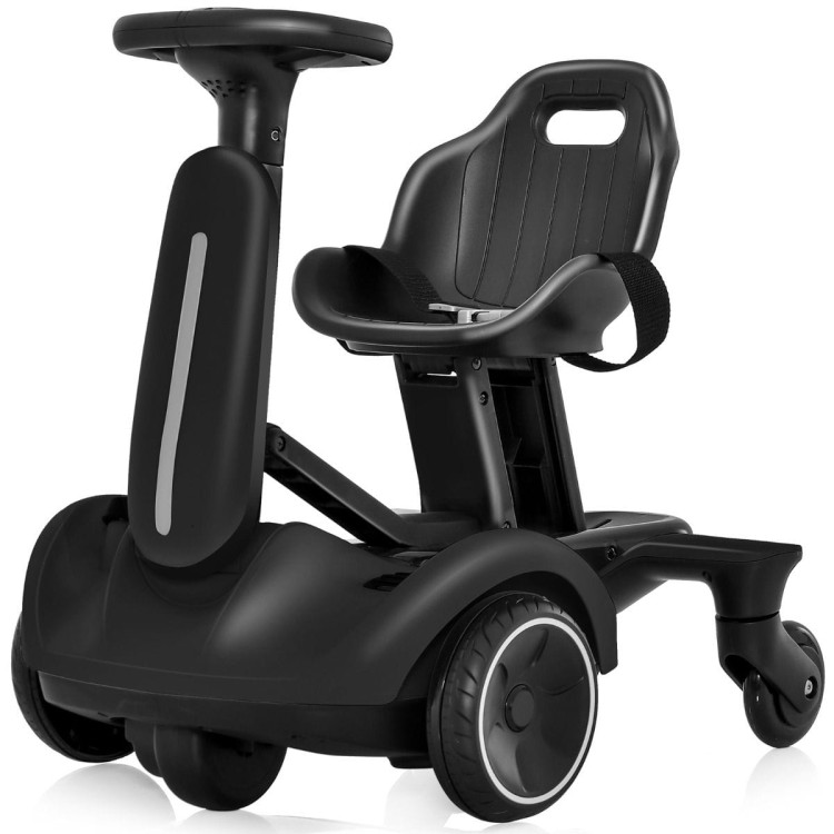 Gokart elektryczny do driftu pięciokołowy czarny TQ10177DE-DK