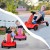 Gokart elektryczny do driftu pięciokołowy czerwony TQ10177DE-RE