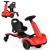Gokart elektryczny do driftu pięciokołowy czerwony TQ10177DE-RE