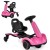 Gokart elektryczny do driftu pięciokołowy różowy TQ10177DE-PI