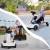 Gokart elektryczny do driftu pięciokołowy biały TQ10177DE-WH