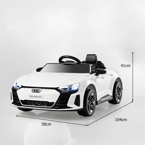 Samochód elektryczny dla dzieci Audi RS e-tron GT biały