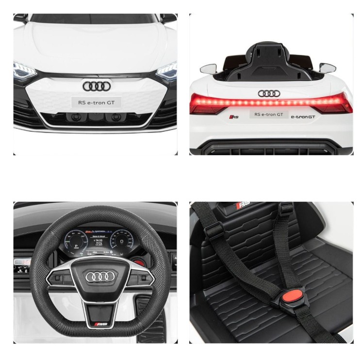 Samochód elektryczny dla dzieci Audi RS e-tron GT biały