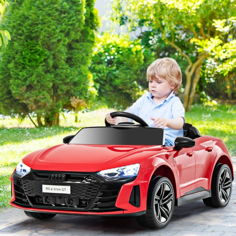 Samochód elektryczny dla dzieci Audi RS e-tron GT czerwony