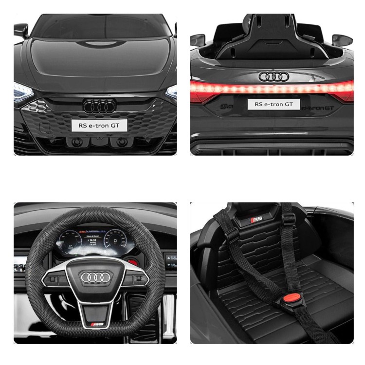 Samochód elektryczny dla dzieci Audi RS e-tron GT czarny
