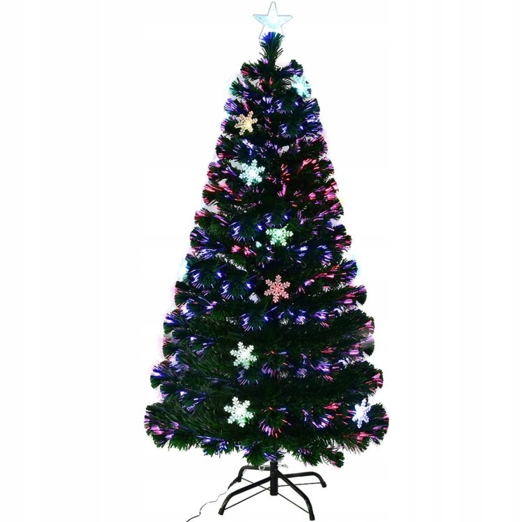 Sztuczna choinka led sosna ze stojakiem 210 cm
