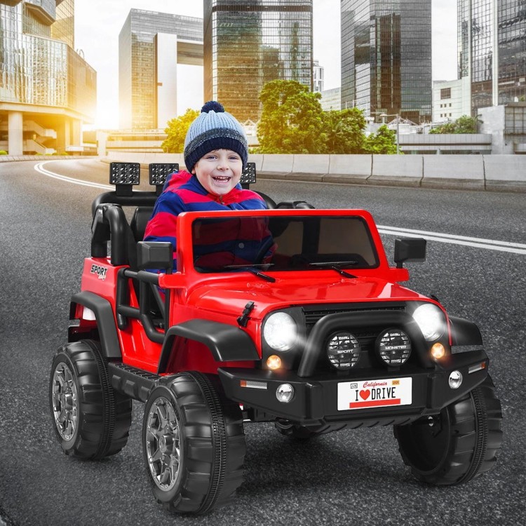Samochód elektryczny SUV dla dzieci czerwony