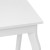 Zestaw 2 eleganckich drewnianych stolików bocznych białych HW56557WH-2