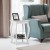 Zestaw 2 eleganckich drewnianych stolików bocznych białych HW56557WH-2