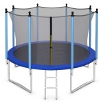 Trampolina ogrodowa 427 cm z siatką wewnętrzną