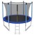 Trampolina ogrodowa 366 cm z siatką wewnętrzną