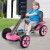 Elektryczny gokart dla dzieci z regulacją różowy